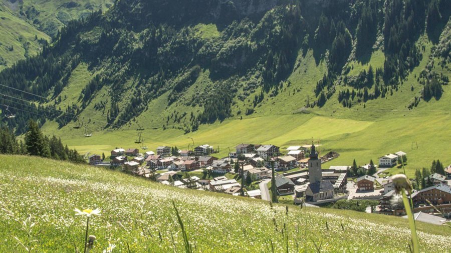 View of Lech in summer