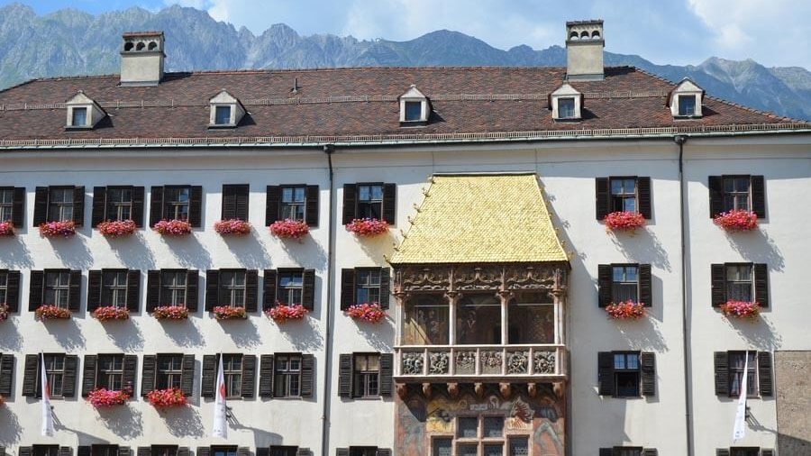 Explore the cities of Vorarlberg and Tyrol View of the Golden Roof in Innsbruck