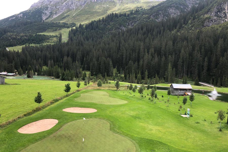 Golfplatz des Golfclubs in Lech